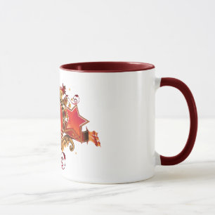 Tasse mit einem Emblem. Ukraine