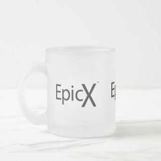 Tasse mit EpicX (Logo mit 3 Texten - horizontal)