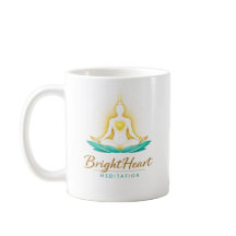 Tasse mit Female Brightheart Meditation Logo