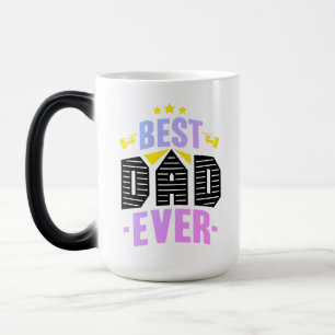 Tasse mit fettgedruckter kreativer Typografie 'Bes