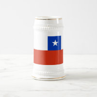 Tasse mit Flagge des Chilen