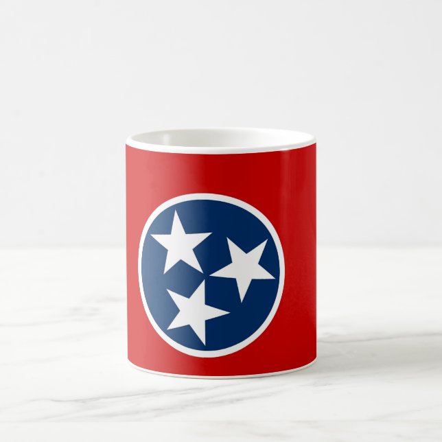 Tasse mit Flagge des Tennessee-Staat - USA (Mittel)