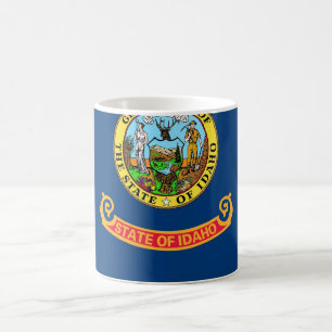 Tasse mit Flagge von Idaho-Staat - USA