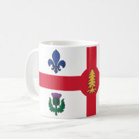 Tasse mit Flagge von Montreal, Kanada