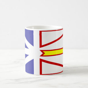 Tasse mit Flagge von Neufundland