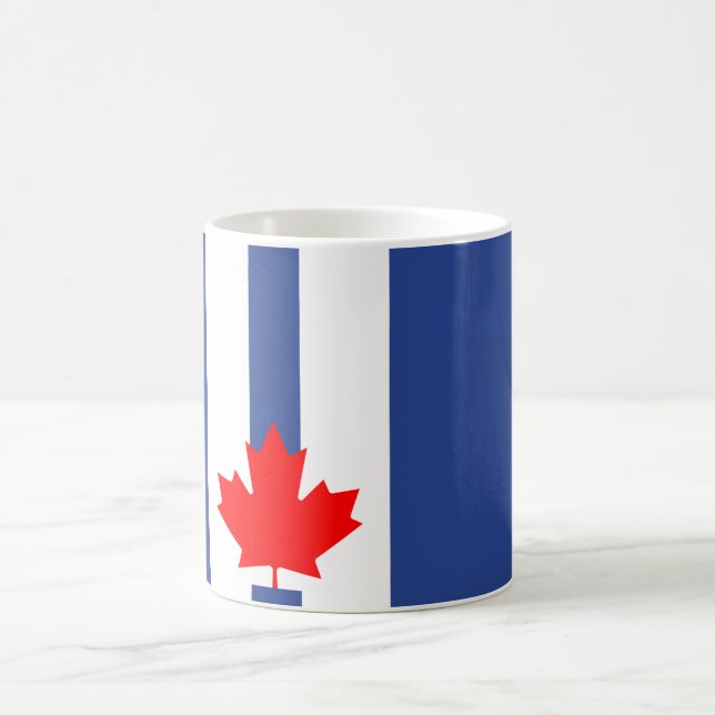 Tasse mit Flagge von Toronto, Ontario (Mittel)