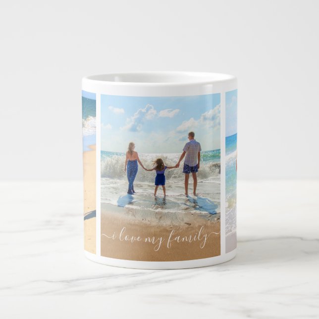 Tasse mit FotoCollage und Text - Ich Liebe meine F (Vorderseite)