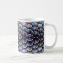 Tasse mit Futuristic Honeycomb Image
