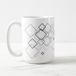 Tasse mit geometrischem Muster.