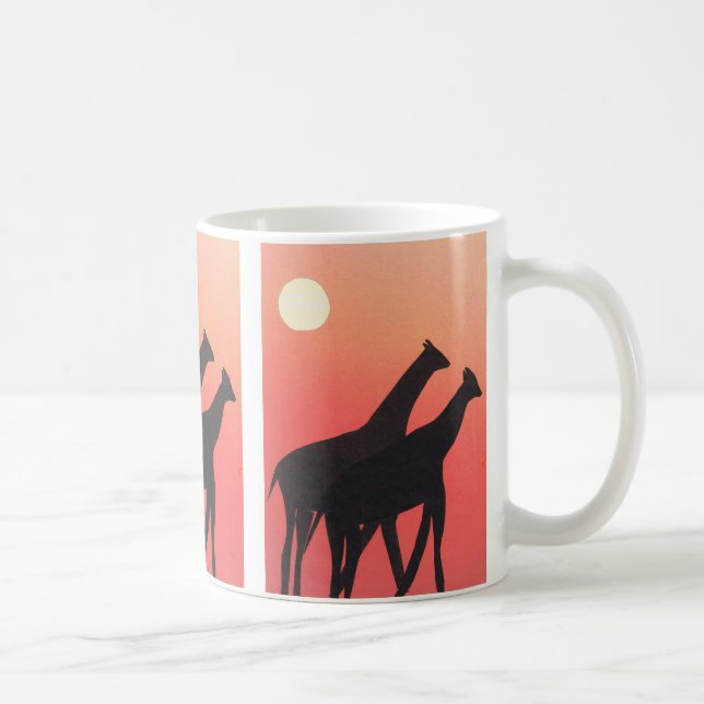 Tasse mit Giraffe Design (Rechts)
