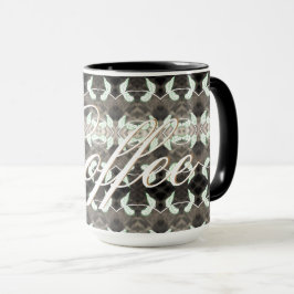 Tasse mit Goldtext