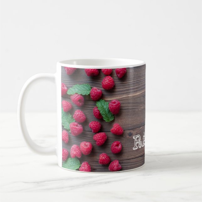 Tasse mit Himbeeren Motiv (Links)