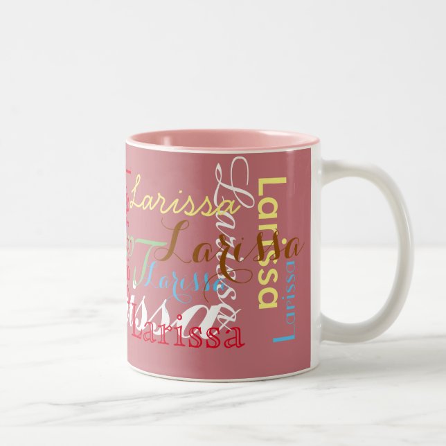 Tasse mit individuelle Name (Rechts)