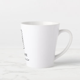 Tasse mit individuellem Logo für die Website des U