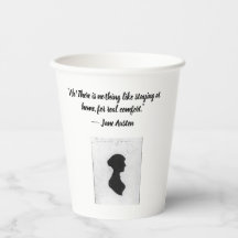 Tasse mit Jane Austen Zitat