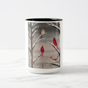 Tasse mit Kardinälen