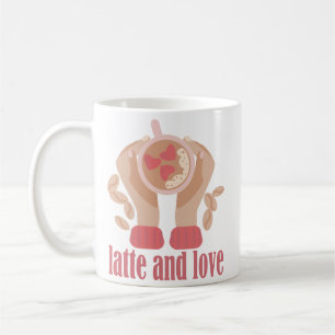 Tasse mit Liebe, Händchen und Kaffee - Angebot
