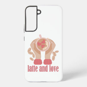 Tasse mit Liebe, Händchen und Kaffee - Angebot Samsung Galaxy Hülle