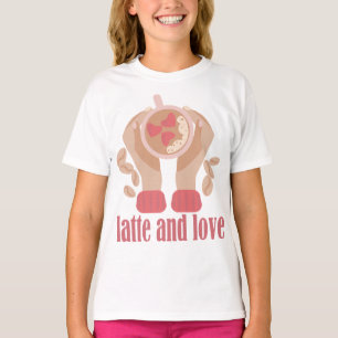 Tasse mit Liebe, Händchen und Kaffee - Angebot T-Shirt