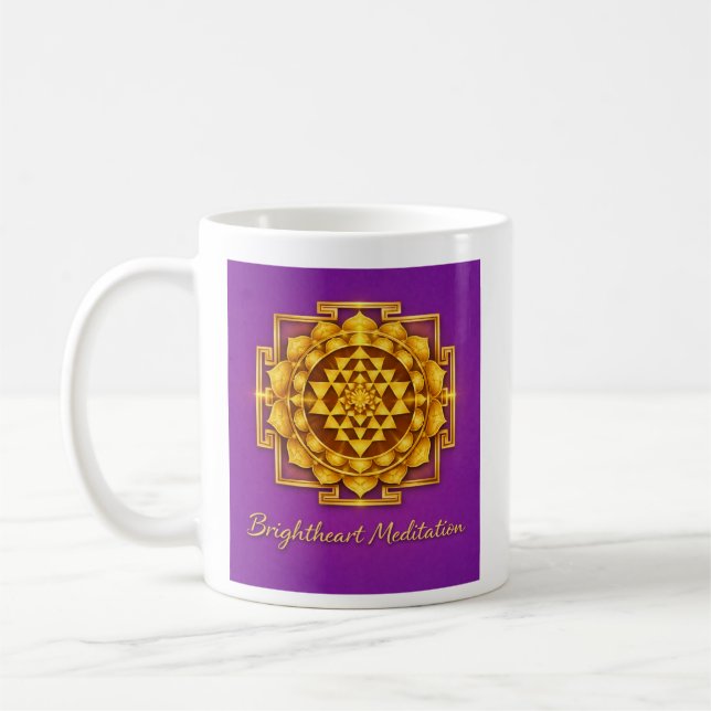 Tasse mit Maha Sri Yantra (Links)