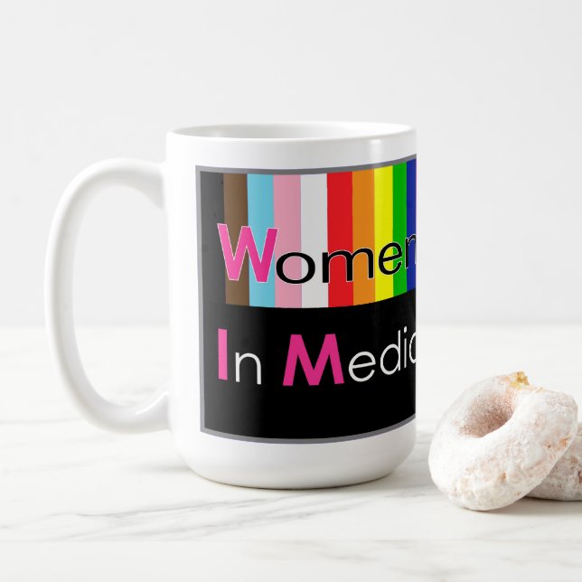 Tasse mit Medienstolz (Mit Donut)