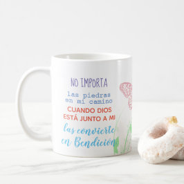 Tasse mit Mitteilung -, importiert