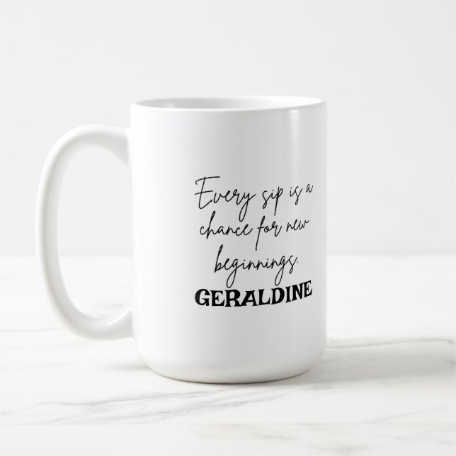 Tasse mit modernem Design (Links)