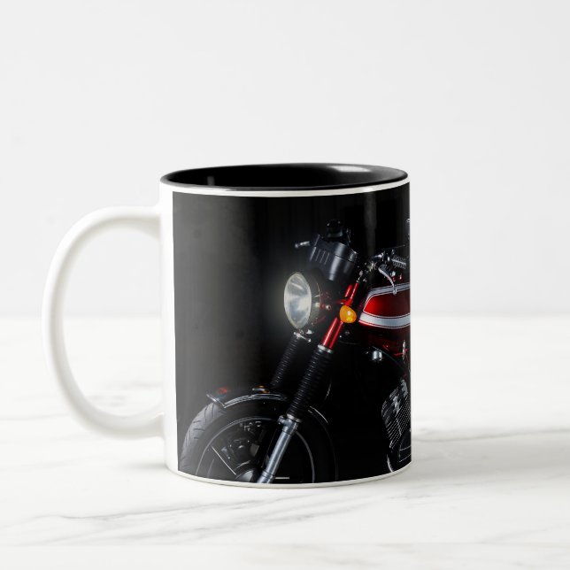 Tasse mit Motorrad (Links)