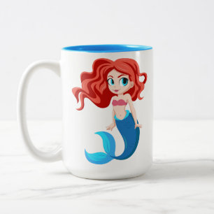Tasse mit niedlicher Meerjungfrau, Schale für