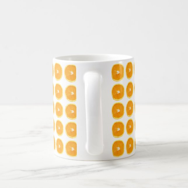 Tasse mit Orangen-Design  (Henkel)
