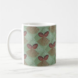 Tasse mit Pinecone-Design