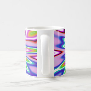 Tasse mit psychedelischem Design.