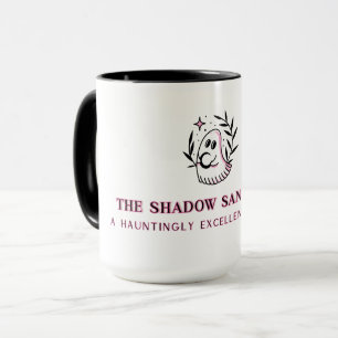 Tasse mit rosa und schwarzem Full-Logo