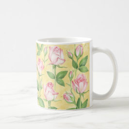 Tasse mit Rosenmuster