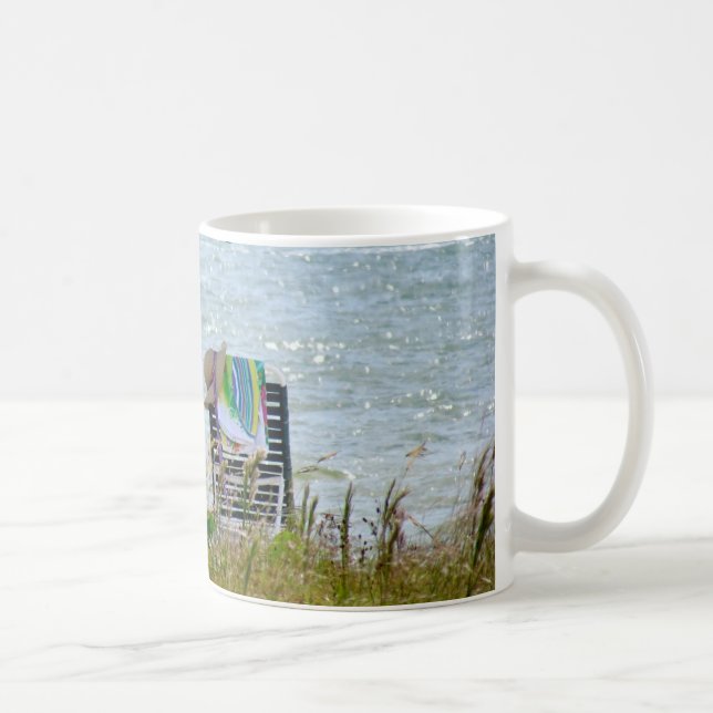 Tasse mit Sanibel Insel-Strandszene (Rechts)