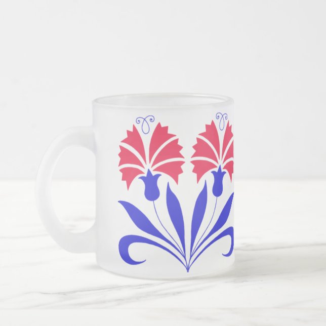 Tasse mit slowenisch Motiven in den nationalen (Links)