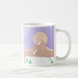 Tasse mit Snowy Mountain Scene