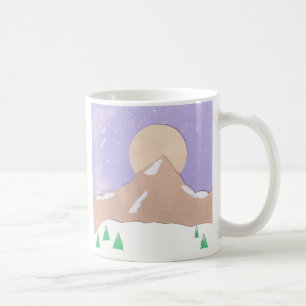 Tasse mit Snowy Mountain Scene
