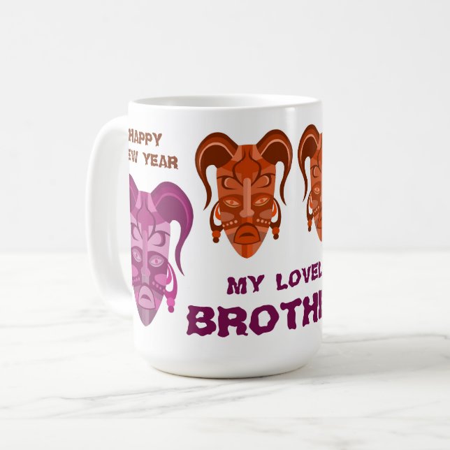 TASSE MIT STARKEN MASCHINEN (Vorderseite Links)