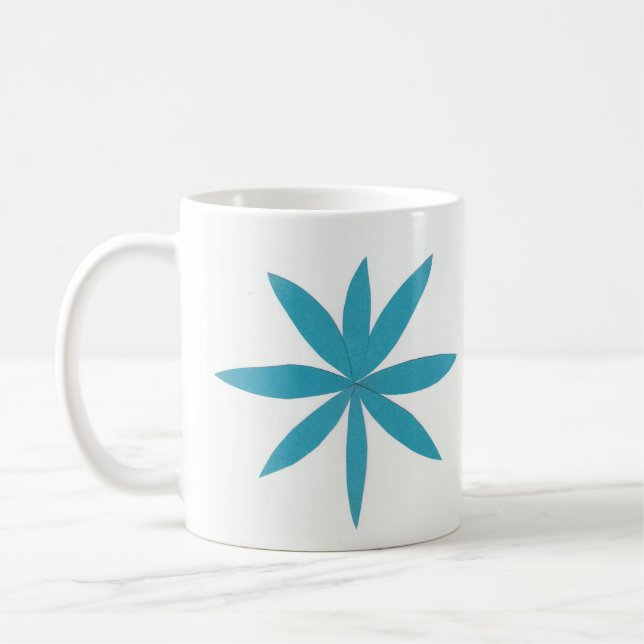 Tasse mit Türkisstar (Links)