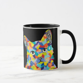 Tasse mit ursprünglichem KatzenAbbild der