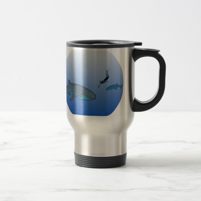 Tasse mit Whaleshark Illustration (Rechts)