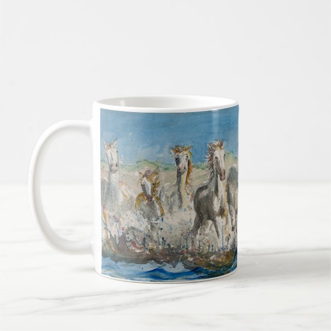 Tasse mit Wilden Pferden (Links)