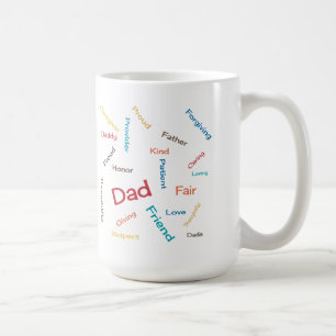 Tasse mit Worten für Papa