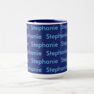 Tasse - mit Ziegeln gedeckter Name