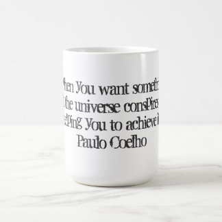 Tasse mit Zitat Paulo Coelho