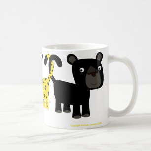 Tasse mit zwei Leoparden