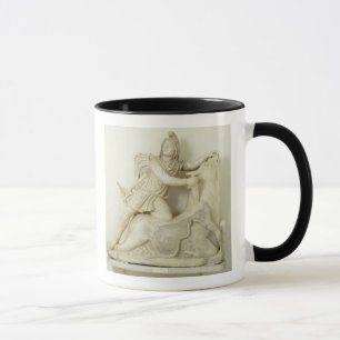 Tasse Mithras sacrifiant Taureau, soulagement de marbre,