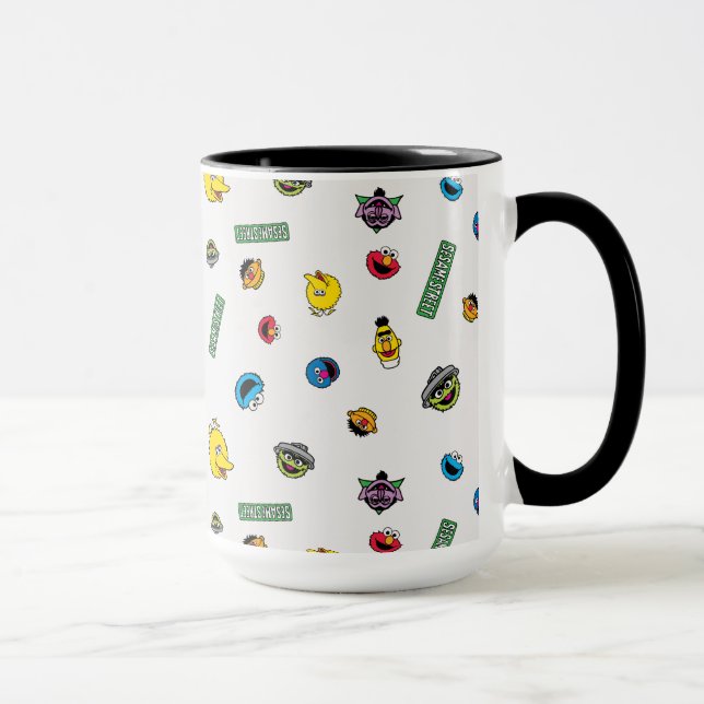 Tasse Modèle de personnages de 1, rue Sésame (Droite)