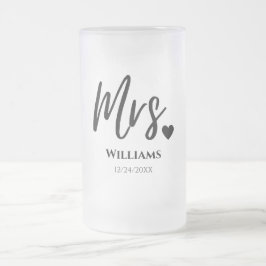 Tasse Modern Stein Bride Biere: Hochzeitsgeschenk